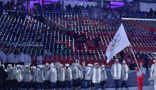 2020东京奥运会开幕式上俄罗斯奥运队（ROC）入场