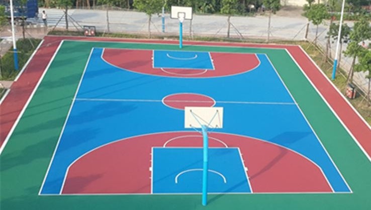 国际篮球场地标准尺寸的篮球场