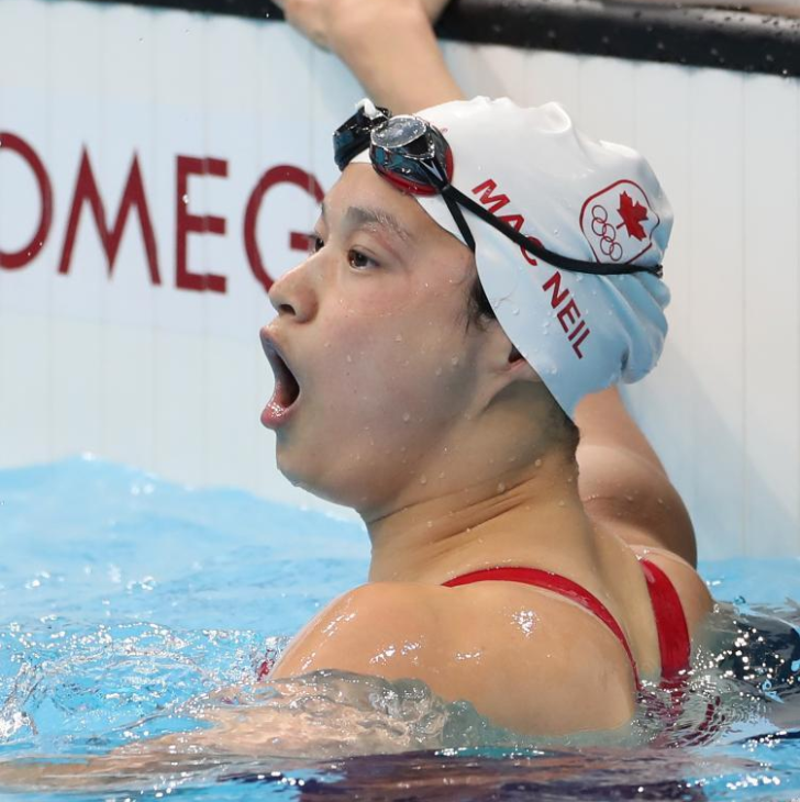 2020东京奥运会女子100米蝶泳决赛中，加拿大选手麦克尼尔夺得冠军