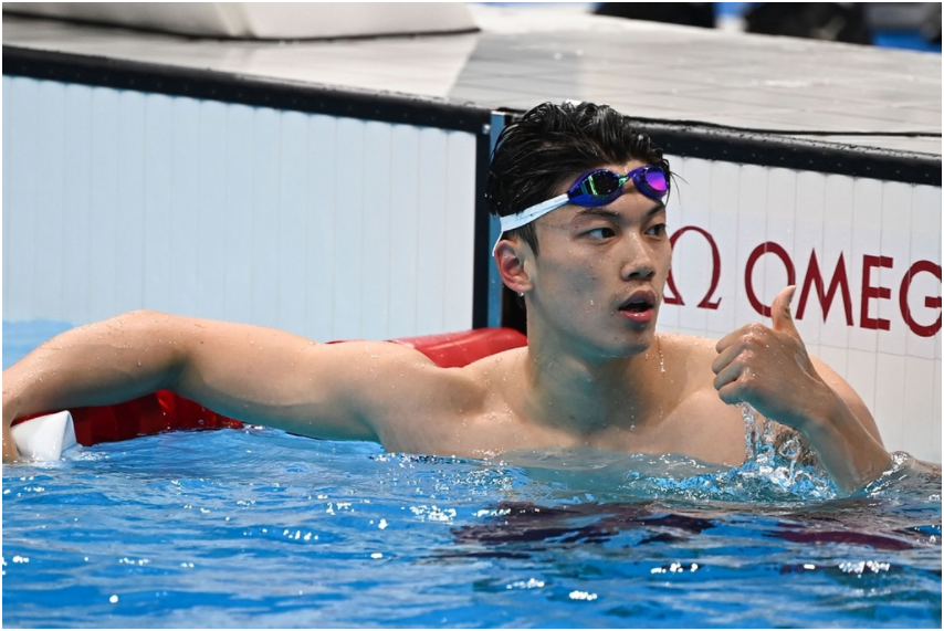 汪顺夺得200米混合泳冠军——图片来源：新华社