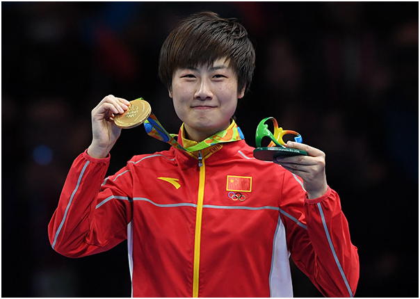 2016年里约奥运会乒乓球女单冠军丁宁