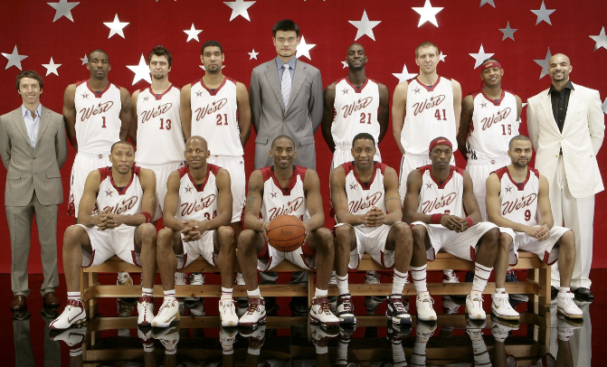 2006年NBA全明星赛：姚明当选票王，詹姆斯MVP