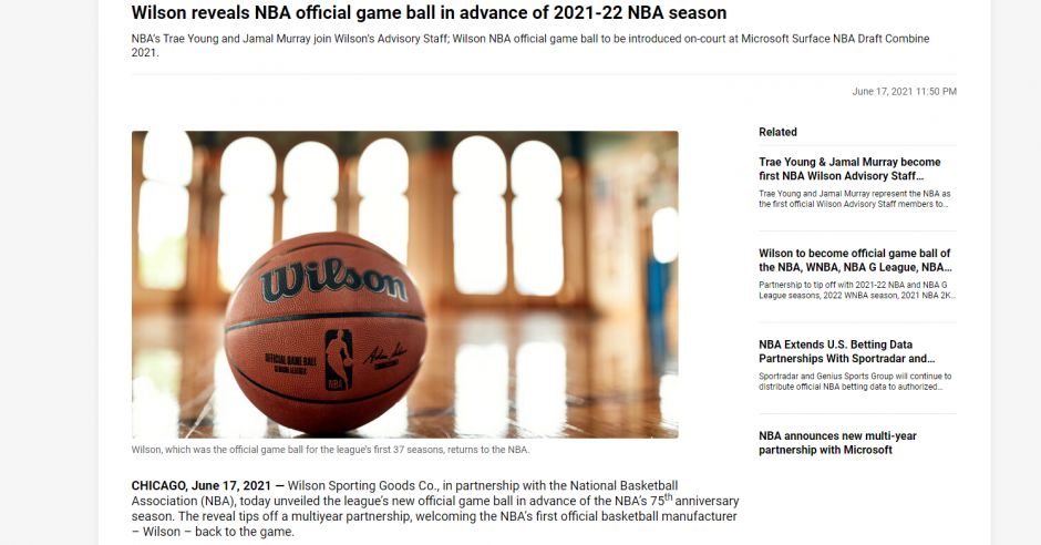 NBA宣布下季更换比赛用球 ，关于篮球你知道多少？