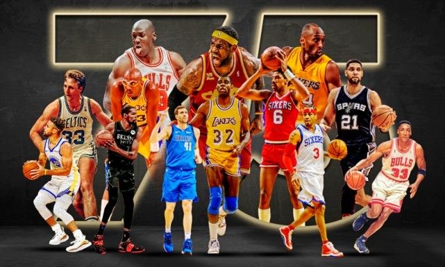 美媒评NBA75大巨星！乔丹居首詹姆斯第二 现役12人上榜