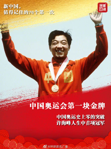 中国奥运史上的第一枚金牌——许海峰