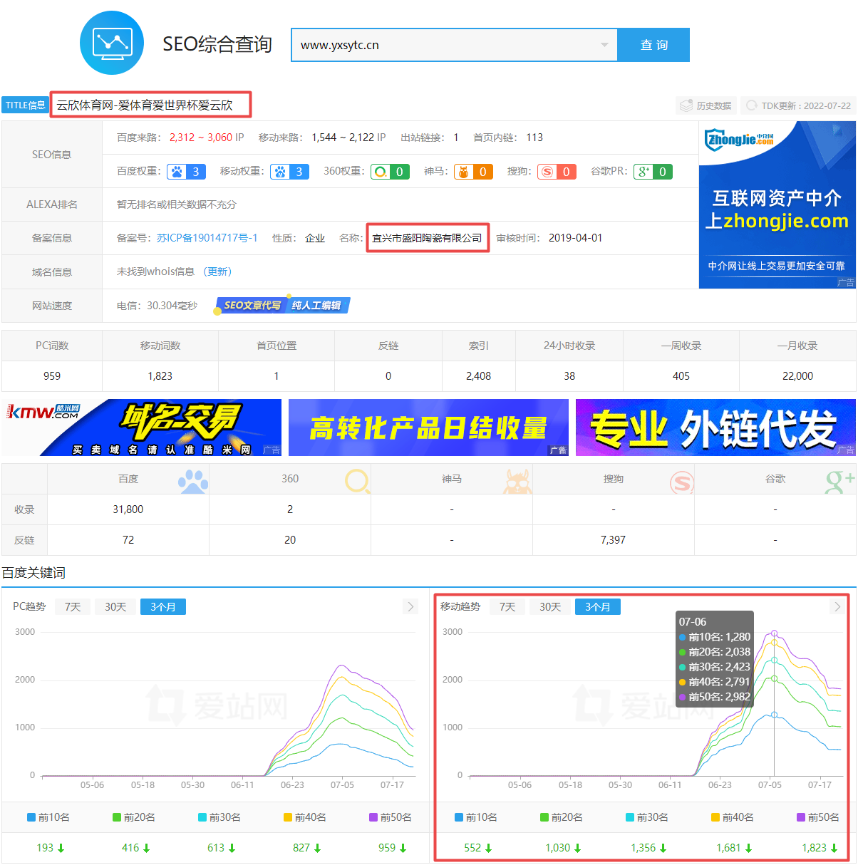 www.yxsytc.cn的综合查询_云欣体育网-爱体育爱世界杯爱云欣_爱站网 (aizhan.com)